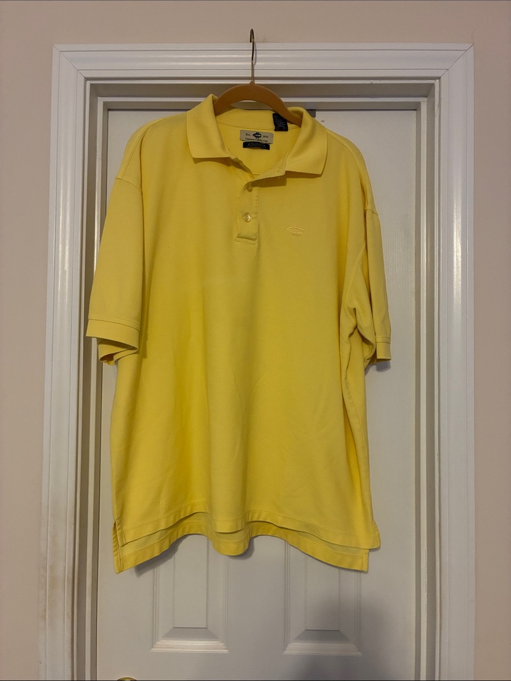 Dri Way size XL Men’s Yellow Classic Polo Shirt